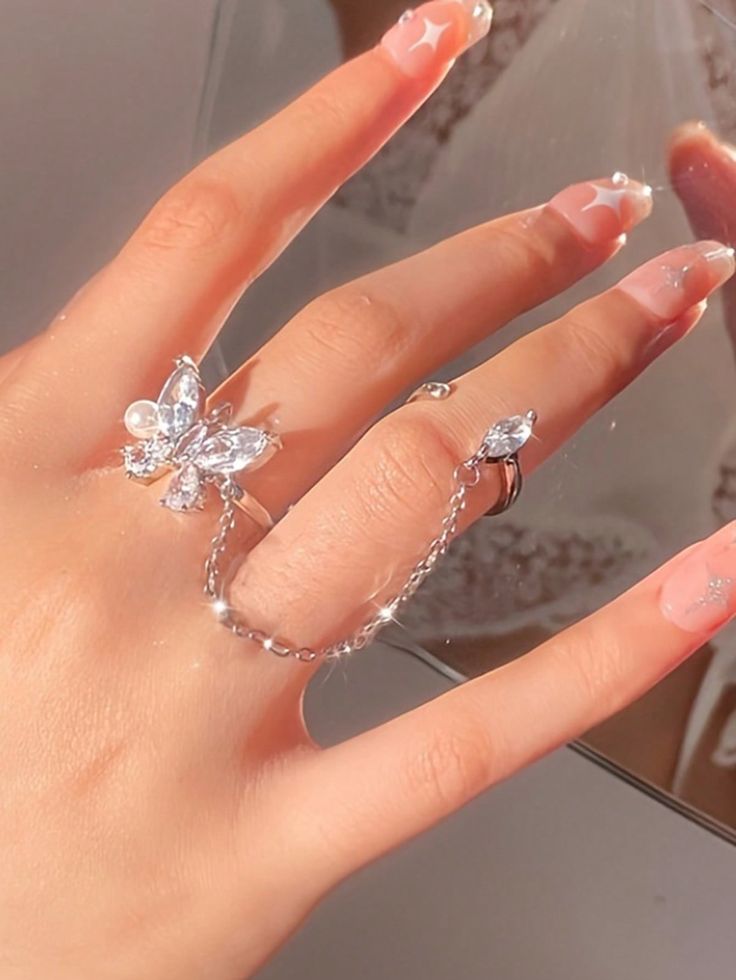 Enchanted Butterfly Link Ring