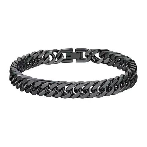 Midnight Cuban Link Bracelet