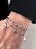 Electric Bolt Double-Layer Bracelet