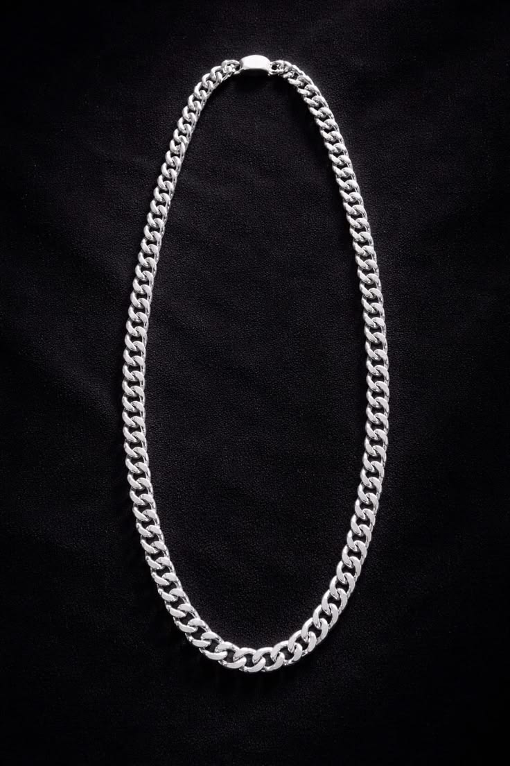 Silver Cuban Link Chain