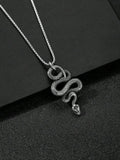 Silver Snake Pendant Chain