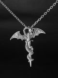 Dragon & Sword Pendant Chain