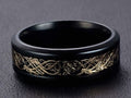 Dragon Pattern Band Ring