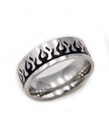 Ignite Flame Pattern ring