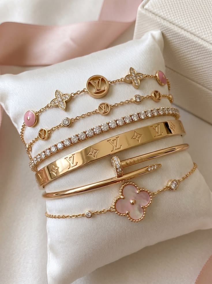 Ethereal Elegance Bracelet Stack
