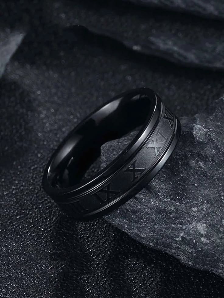 Gold Roman Numeral Ring